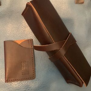 Portland leather goods artist pencil and card set in grizzly